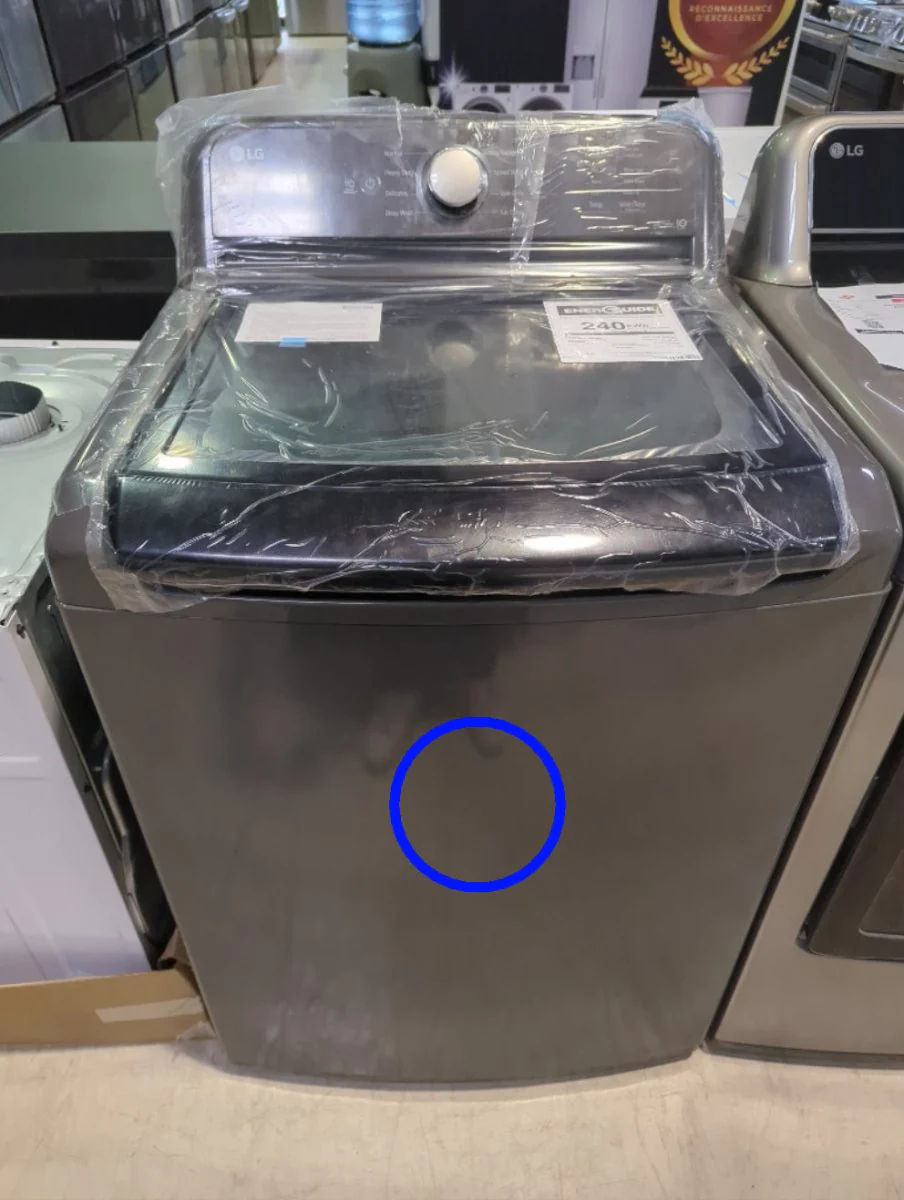 WT6105CM - WASHERS - LG - Top Loading - Grey - Open Box - Image 2
