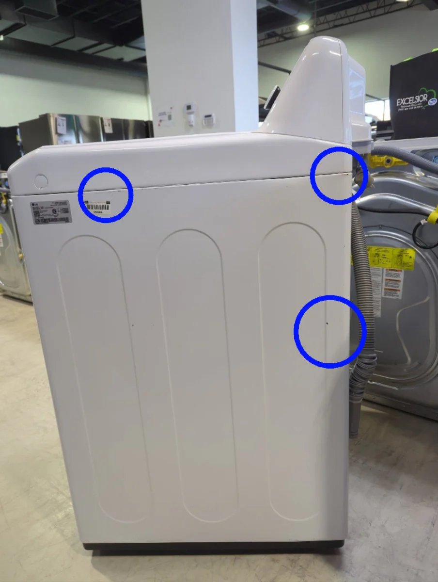 WT7010CW - WASHERS - LG - Top Loading - White - Open Box - Image 3