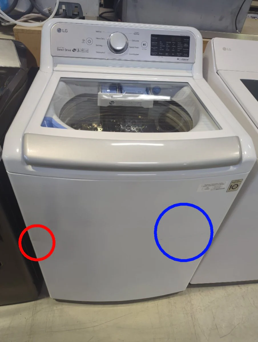 WT7200CW - WASHERS - LG - Top Loading - White - Open Box - Image 2