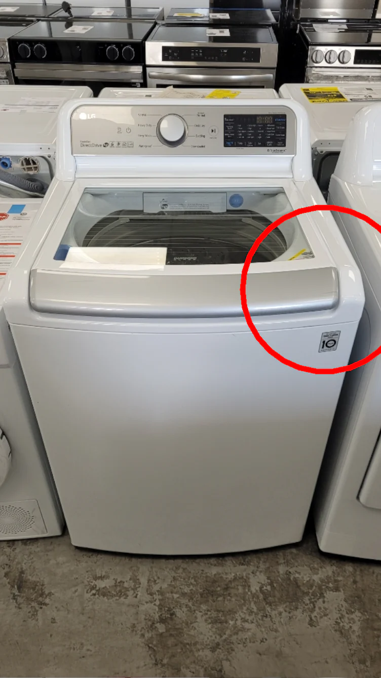 WT7305CW - WASHERS - LG - Top Load - White - Open Box - Image 3