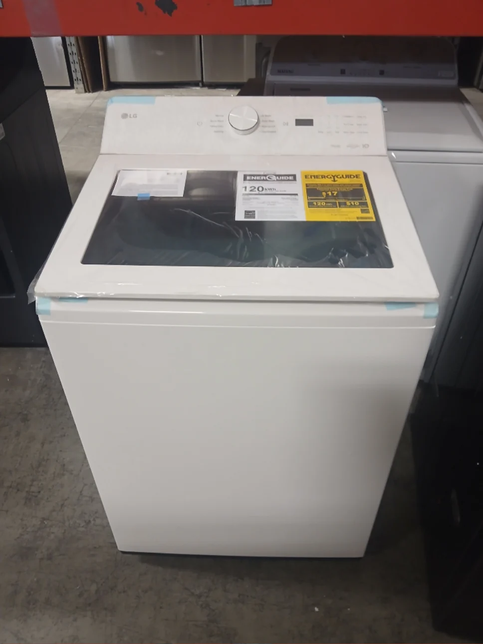 WT8200CW - WASHERS - LG - Top Loading - White - Open Box - Image 2