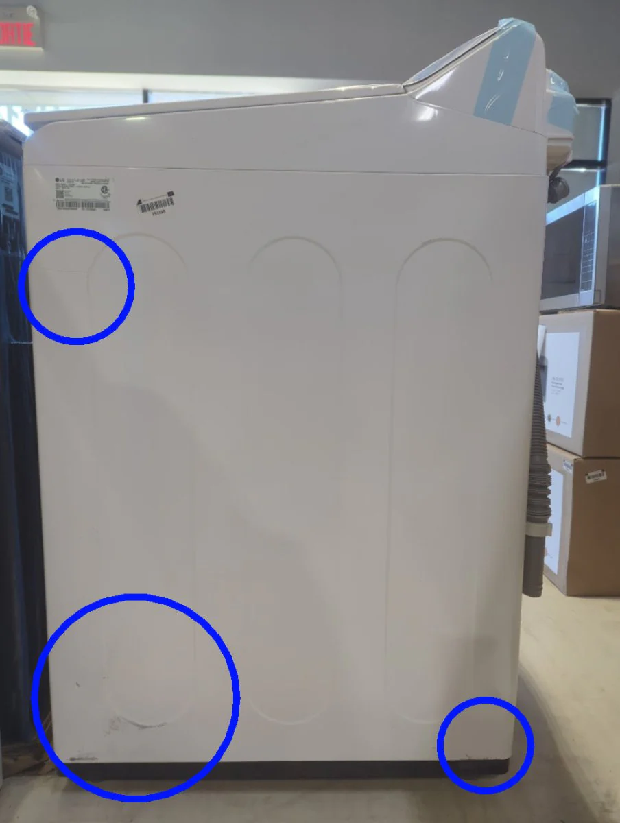 WT8200CW - WASHERS - LG - Top Loading - White - Open Box - Image 4