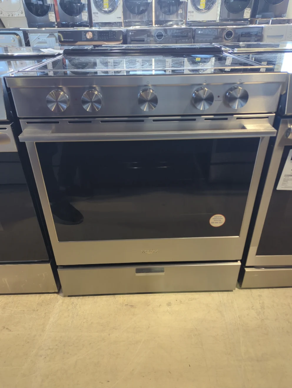 YWEEA25H0HZ - RANGES - Whirlpool - Electric - Stainless Steel - Open Box - Image 2